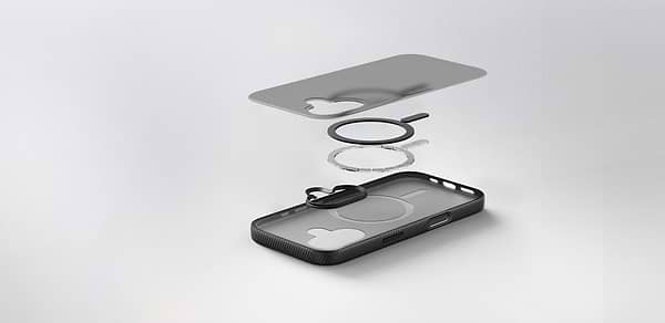 Фото - Чохол для смартфону Belkin for iPhone 17 Magnetic Protective Grip Black (MSA034HQBK)