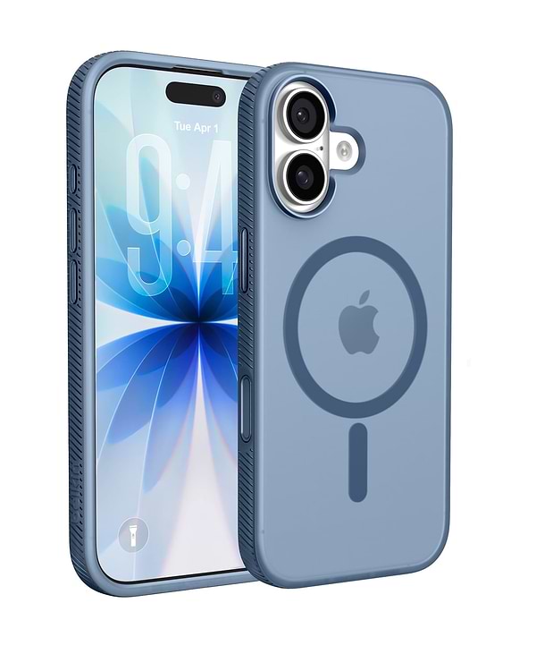 Фото - Чехол для смартфона Belkin for iPhone 17 Magnetic Protective Grip Navy (MSA034HQNY)