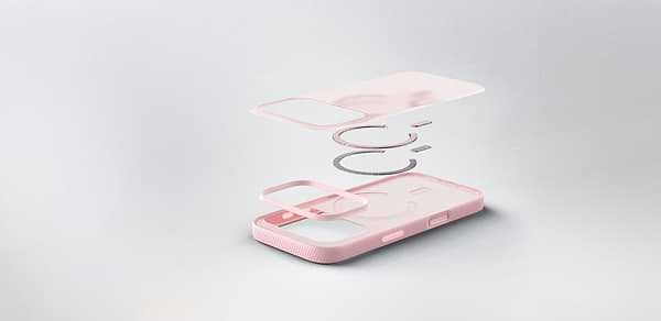Фото - Чехол для смартфона Belkin for iPhone 17 Pro Magnetic Protective Grip Pink (MSA035HQPK)