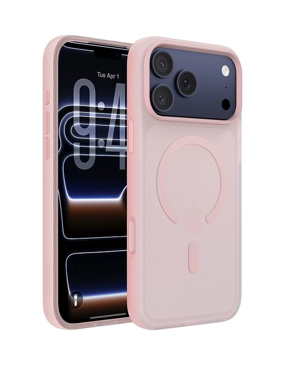 Фото - Чехол для смартфона Belkin for iPhone 17 Pro Max Magnetic Protective Grip Pink (MSA036HQPK)