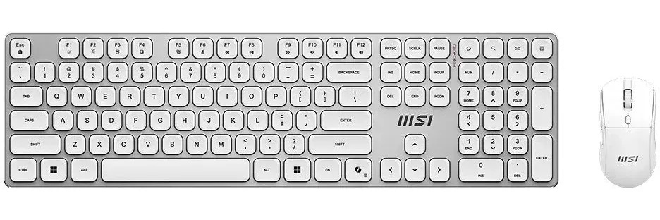 Клавиатура+мышь беспроводная MSI FORGE K210 W COMBO WHITE UA Wireless (S11-43UA305-Y92)