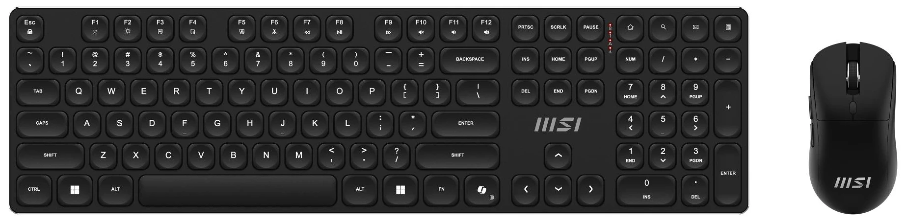 Клавіатура + миша бездротова MSI K210 Black