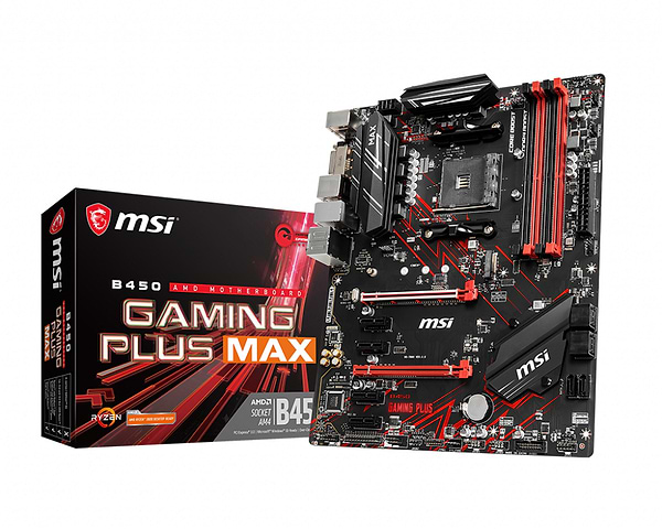 Фото - Материнська плата MSI B450 GAMING PLUS MAX