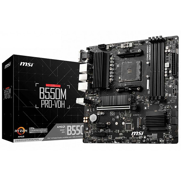 Фото - Материнська плата MSI B550M PRO-VDH Socket AM4