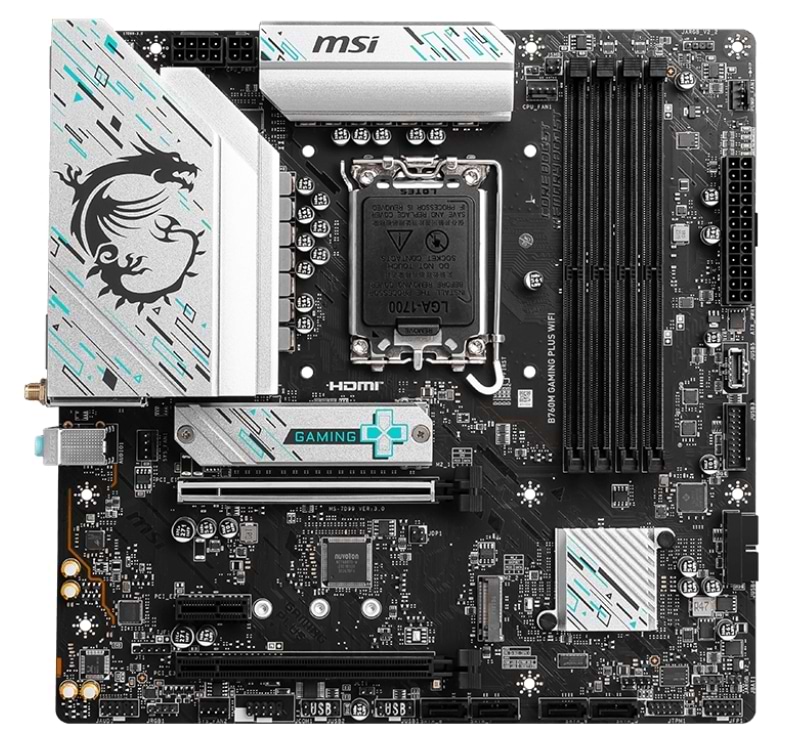 Материнська плата MSI B760M GAMING PLUS WIFI DDR5 - Фото 1