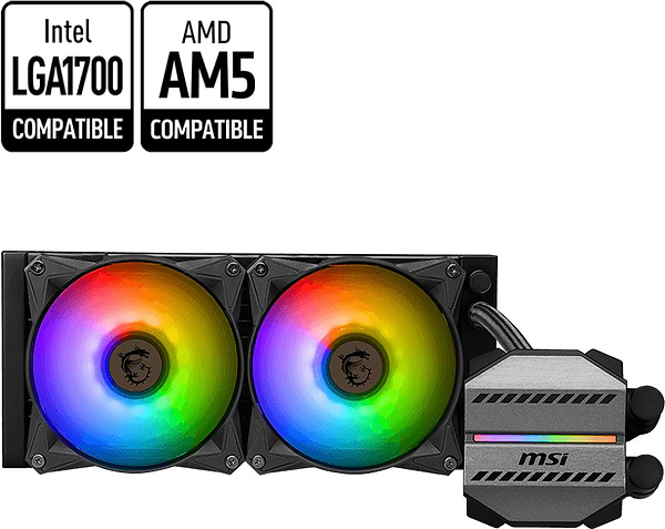 Фото - Водяная система охлаждения MSI MAG CORELIQUID M240