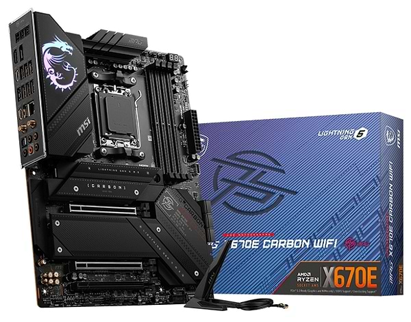 Фото - Материнська плата MSI MPG X670E CARBON WIFI DDR5