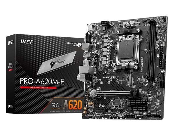 Фото - Материнская плата MSI PRO A620M-E
