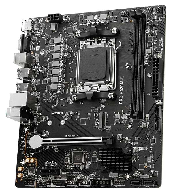 Фото - Материнская плата MSI PRO A620M-E