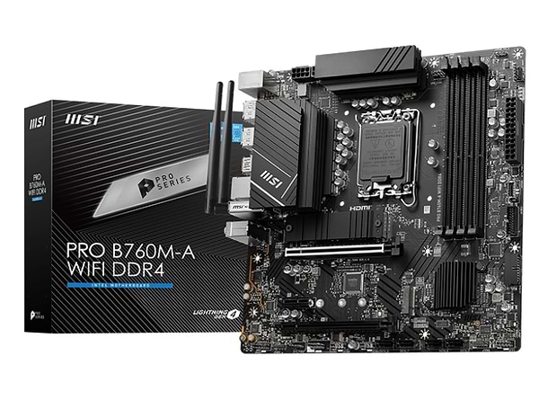 Фото - Материнская плата MSI Pro B760M-A WiFi DDR4