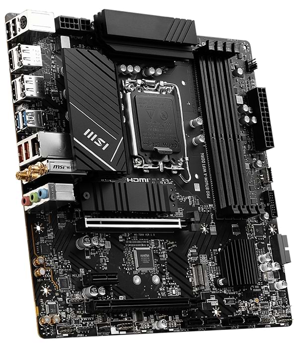 Фото - Материнская плата MSI Pro B760M-A WiFi DDR4