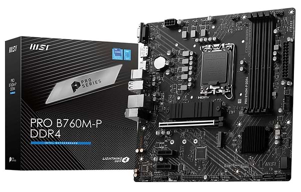 Фото - Материнська плата MSI Pro B760M-P DDR4