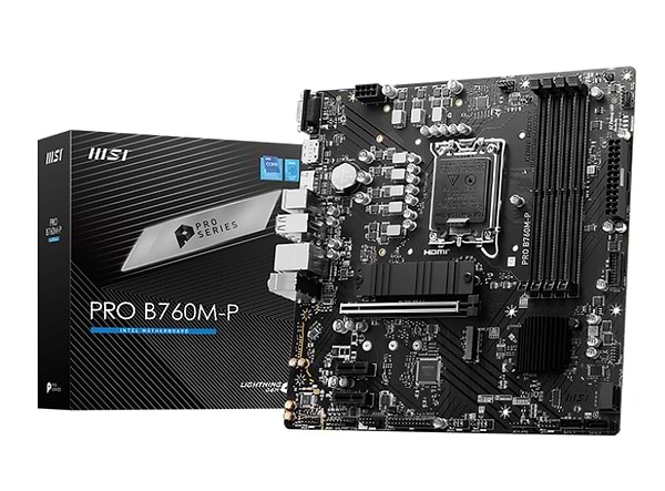 Фото - Материнская плата MSI PRO B760M-P DDR5