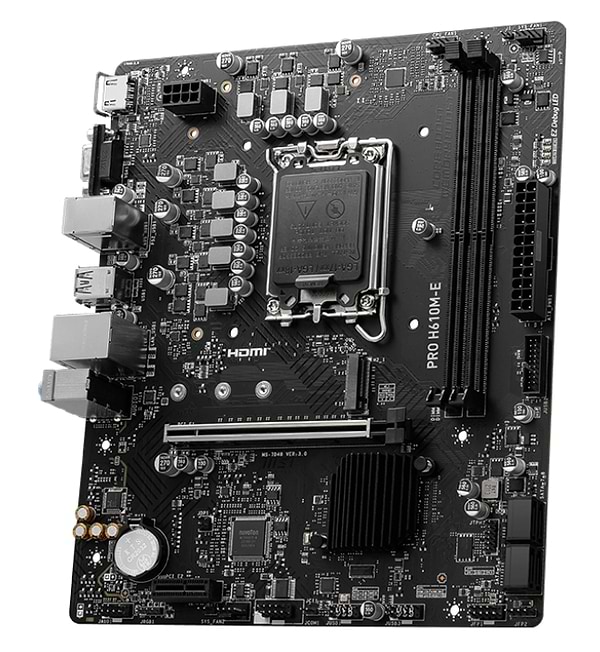 Фото - Материнская плата MSI PRO H610M-E DDR5