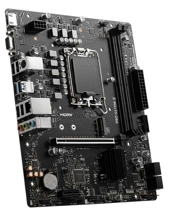 Фото - Материнская плата MSI PRO H610M-E DDR5