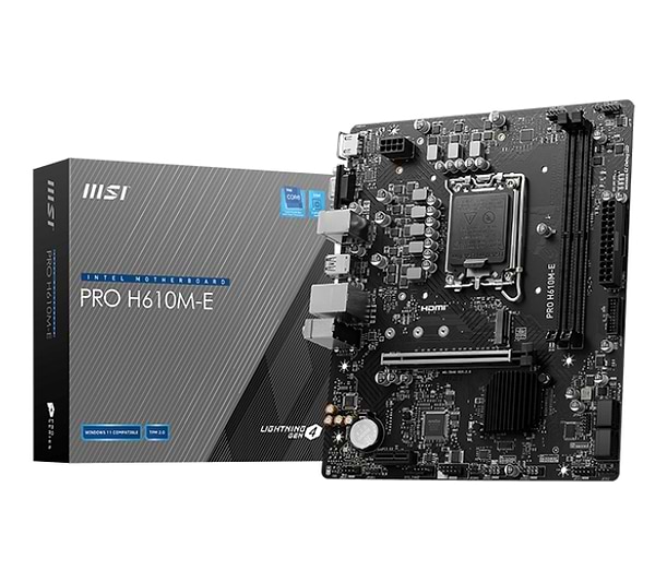 Фото - Материнская плата MSI PRO H610M-E DDR5