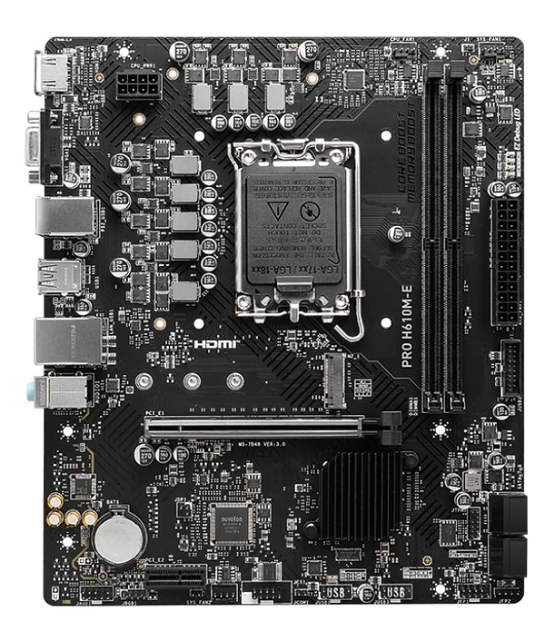 Фото - Материнская плата MSI PRO H610M-E DDR5