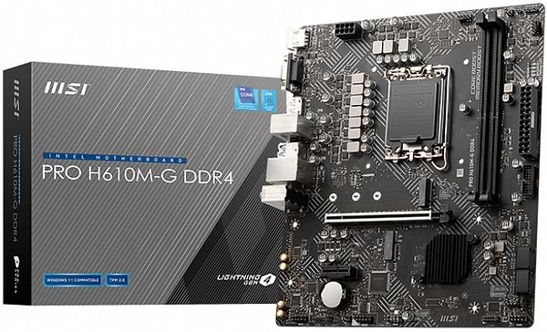 Фото - Материнська плата MSI PRO H610M-G DDR4