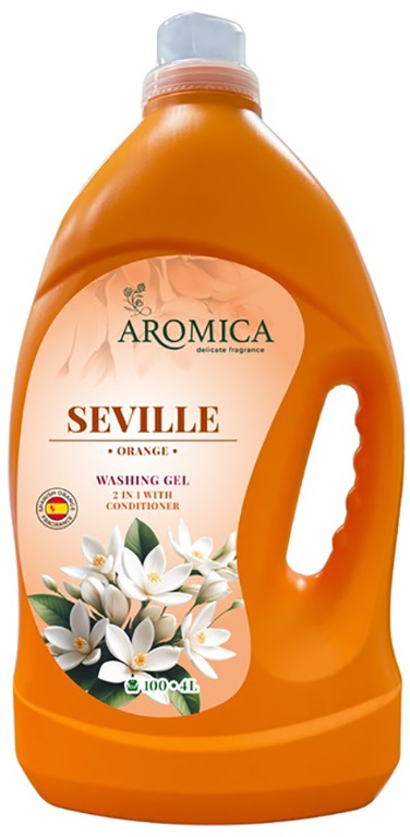Гель для прання Aromica д/пр біл та кол реч. Seville Orange 4 л (4820268103680)
