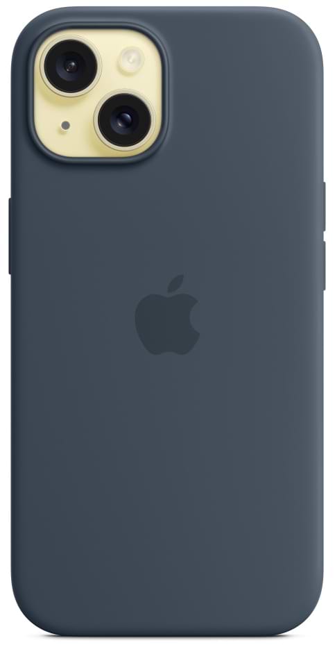 Фото - Чехол для смартфона Apple Silicone Case with MagSafe iPhone 15 Storm Blue (MT0N3)