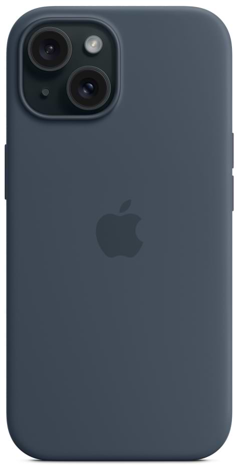 Фото - Чехол для смартфона Apple Silicone Case with MagSafe iPhone 15 Storm Blue (MT0N3)