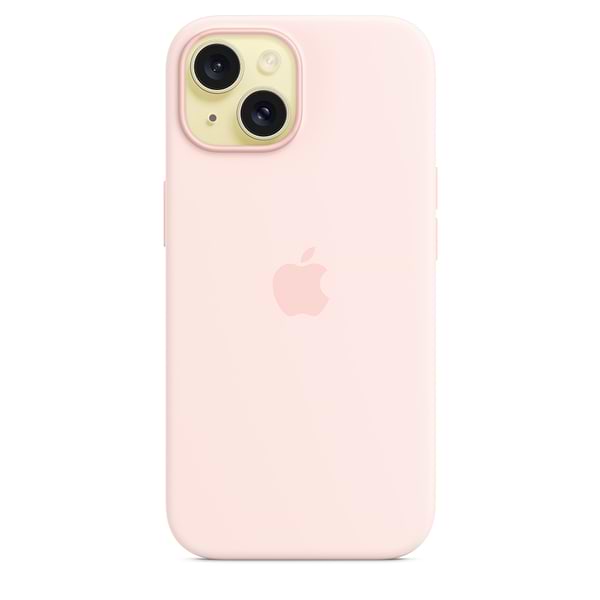Фото - Чехол для смартфона Apple Silicone Case with MagSafe iPhone 15 Light Pink (MT0U3)