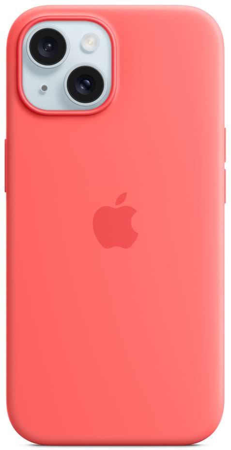 Чехол для смартфона Apple Silicone Case with MagSafe iPhone 15 Guava (MT0V3) - Фото 1