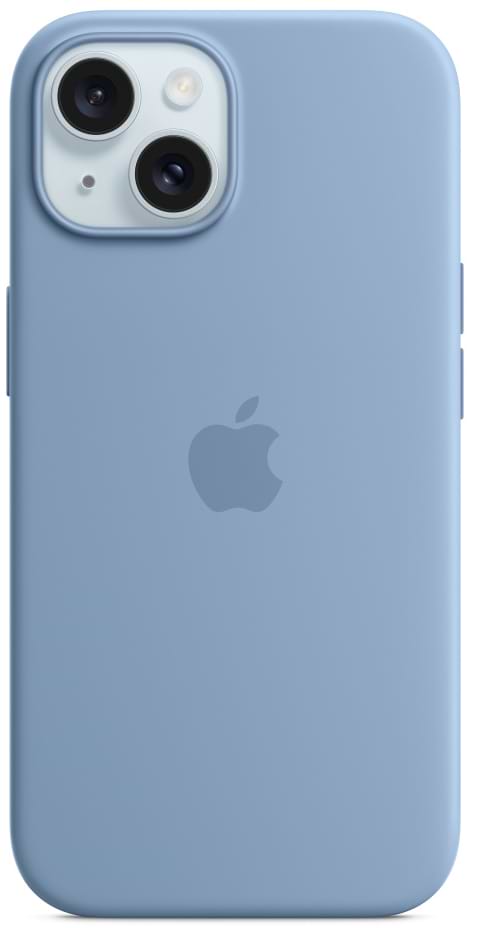 Чехол для смартфона Apple Silicone Case with MagSafe iPhone 15 Winter Blue (MT0Y3) - Фото 1