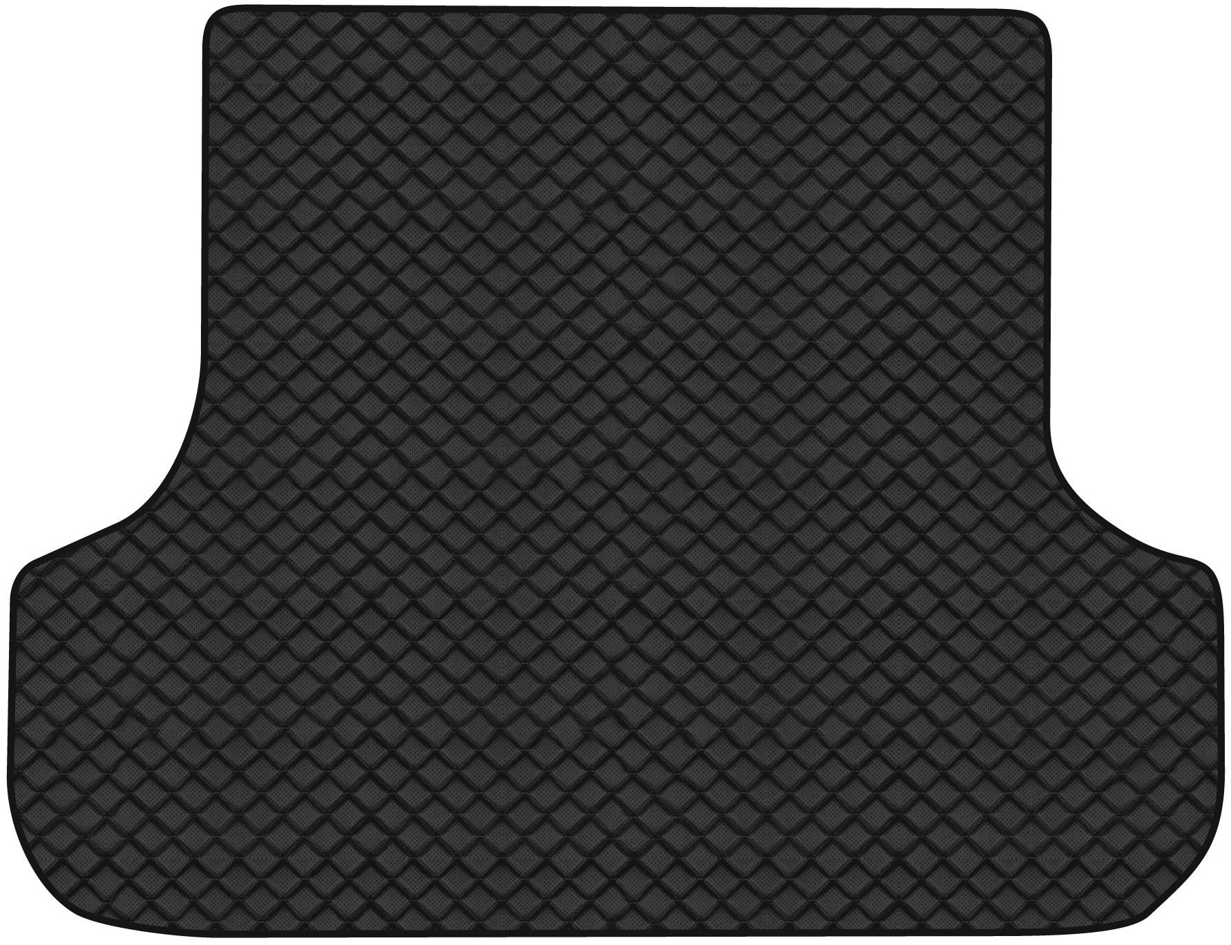 Коврик из экокожи в багажник авто EVAtech ECO для Pajero Sport Mitsubishi 1997-2008 1 поколение SUV EU MT11802B1BBLB