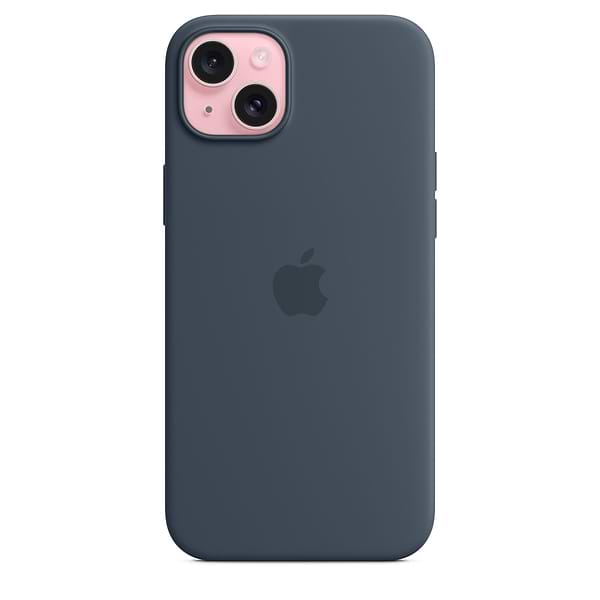 Фото - Чохол для смартфону Apple Silicone Case with MagSafe iPhone 15 Plus Storm Blue (MT123)
