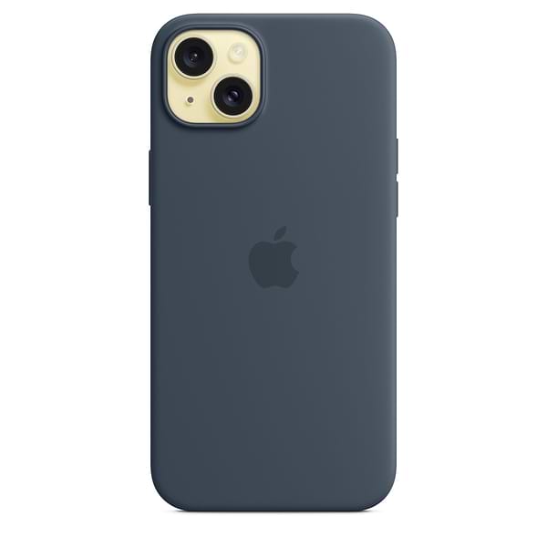 Фото - Чохол для смартфону Apple Silicone Case with MagSafe iPhone 15 Plus Storm Blue (MT123)
