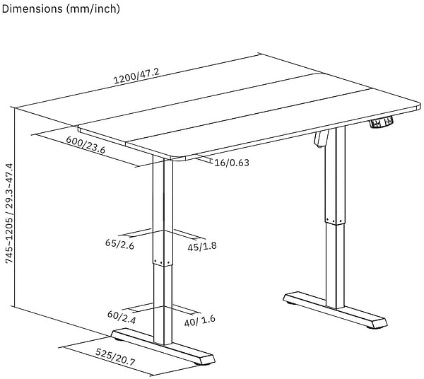 Фото - Стіл з електрорегулюванням висоти iTECH MT12BB