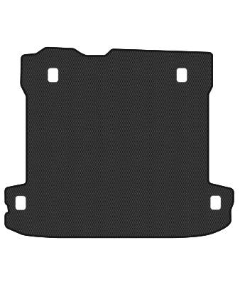 EVA коврик в багажник авто EVAtech для Pajero Wagon (V60) 5-doors Mitsubishi 2000-2007 3 поколение SUV EU (MT1683B1RBB)