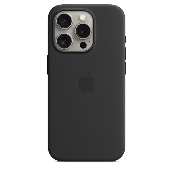 Фото - Чехол для смартфона Apple Silicone Case with MagSafe iPhone 15 Pro Black (MT1A3)