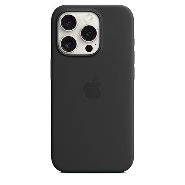 Фото - Чехол для смартфона Apple Silicone Case with MagSafe iPhone 15 Pro Black (MT1A3)