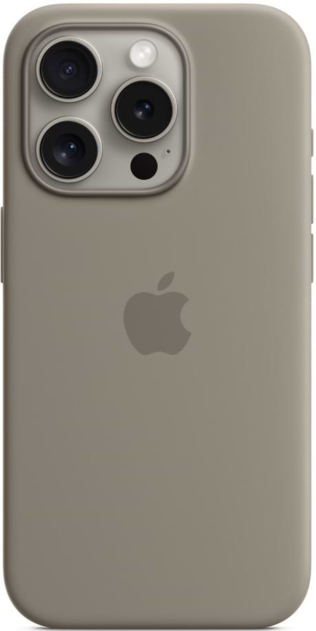 Чехол для смартфона Apple Silicone Case with MagSafe iPhone 15 Pro Clay (MT1E3) - Фото 1