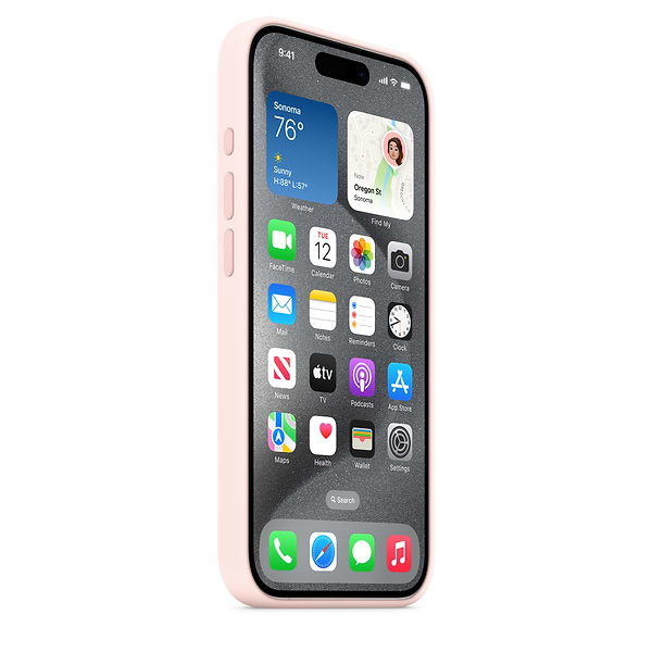 Фото - Чехол для смартфона Apple Silicone Case with MagSafe iPhone 15 Pro Light Pink (MT1F3)
