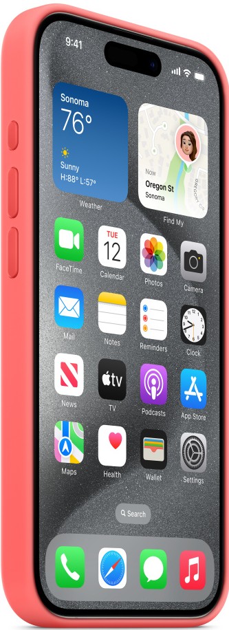 Фото - Чехол для смартфона Apple Silicone Case with MagSafe iPhone 15 Pro Guava (MT1G3)