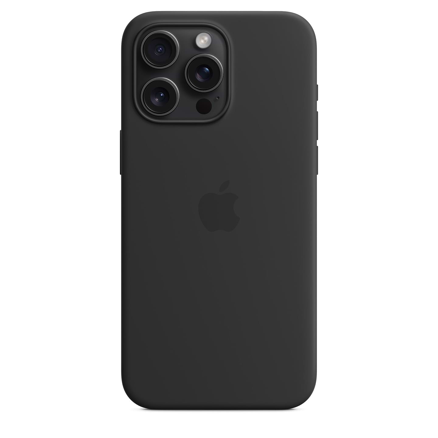 Чохол для смартфону Apple Silicone Case with MagSafe iPhone 15 Pro Max Black (MT1M3) - Фото 1