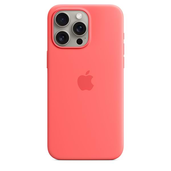Фото - Чохол для смартфону Apple Silicone Case with MagSafe iPhone 15 Pro Max Guava (MT1V3)