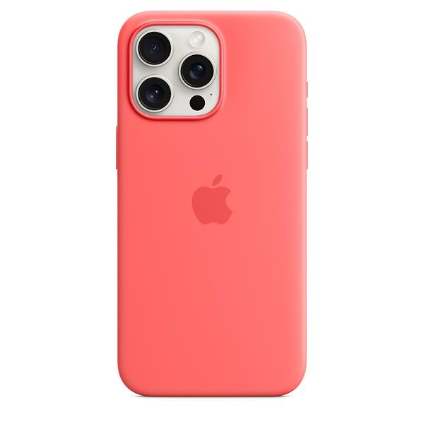 Фото - Чохол для смартфону Apple Silicone Case with MagSafe iPhone 15 Pro Max Guava (MT1V3)