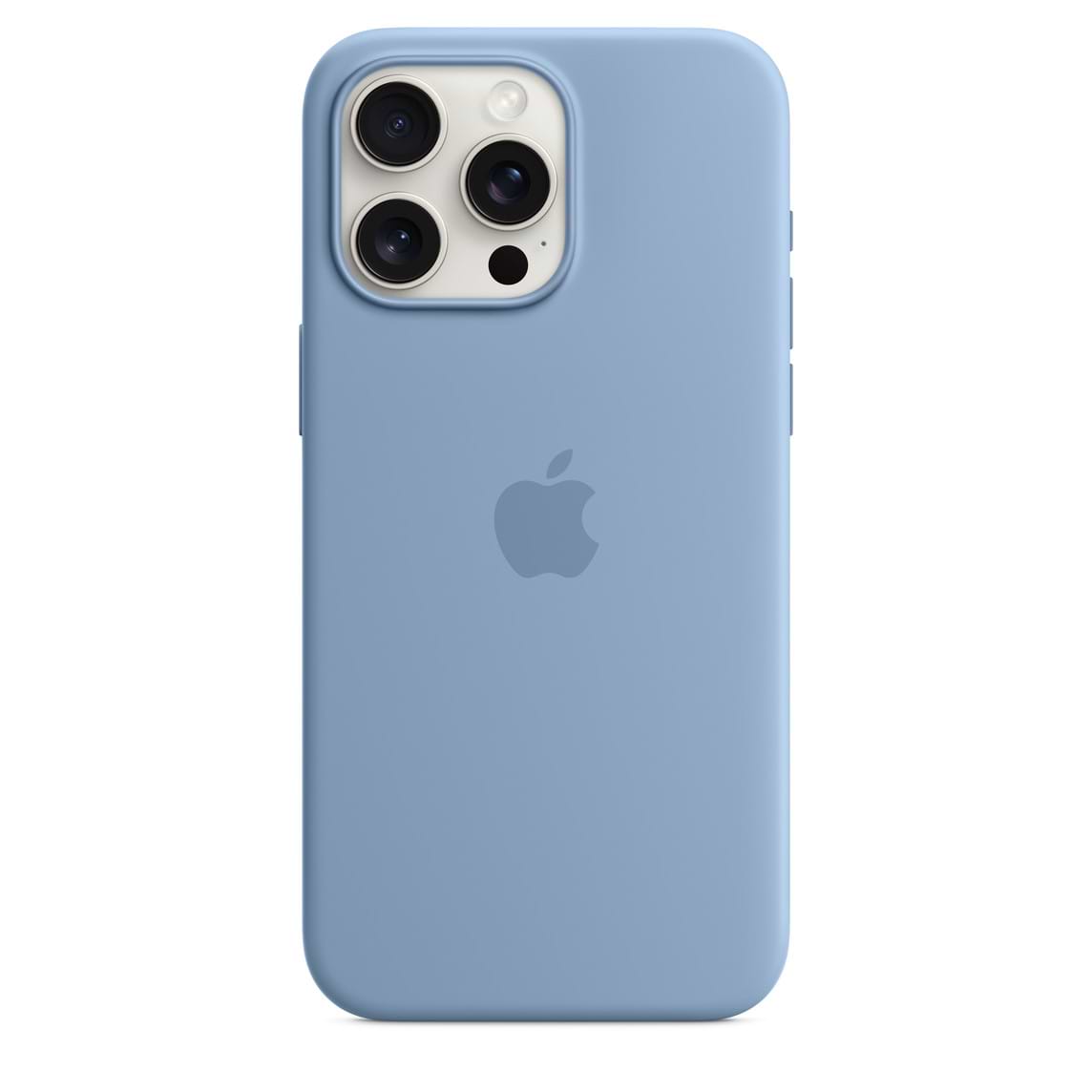 Чехол для смартфона Apple Silicone Case with MagSafe iPhone 15 Pro Max Winter Blue (MT1Y3) - Фото 1