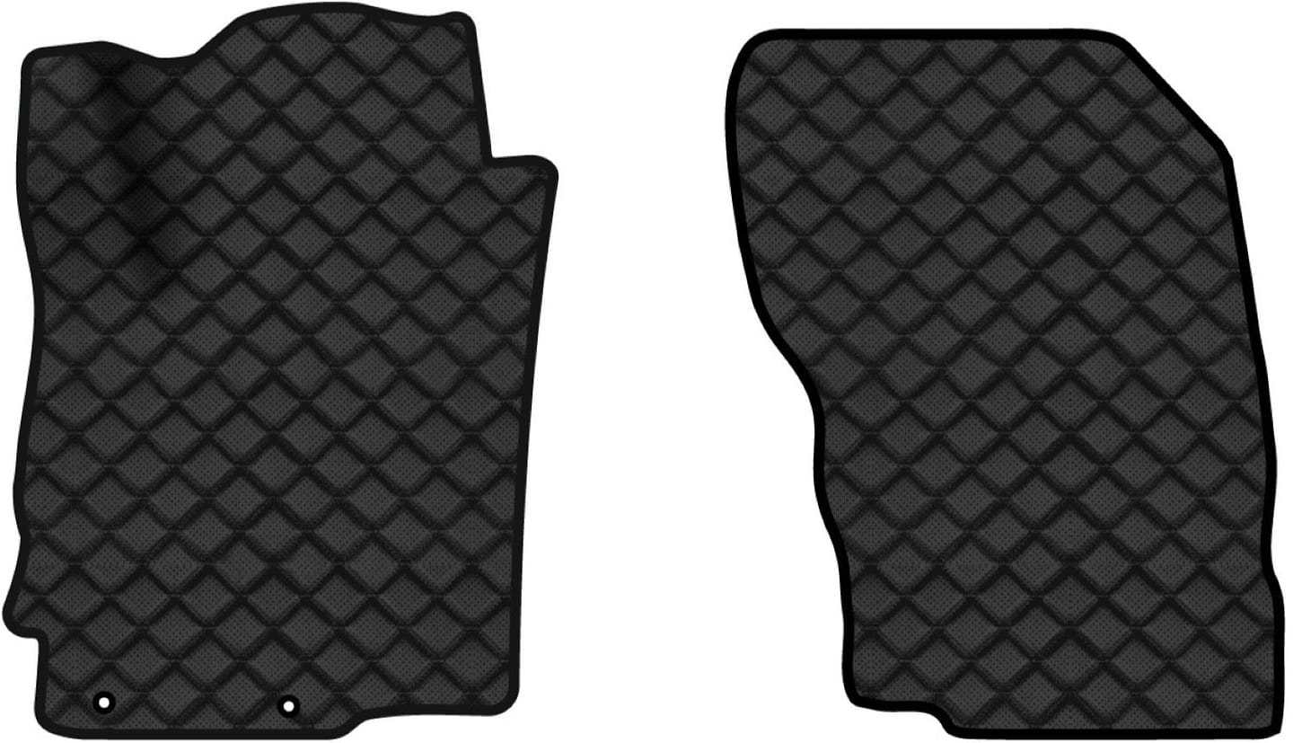 Коврики из экокожи в салон авто передние EVAtech ECO для Eclipse Cross Mitsubishi 2017-2020 1 поколение SUV EU (MT21329AD2LA2BBB)