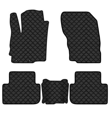 Килимки з екошкіри в салон авто EVAtech для Eclipse Cross Mitsubishi 2017-2020 1 покоління SUV EU (MT21329C5LA2BBB)