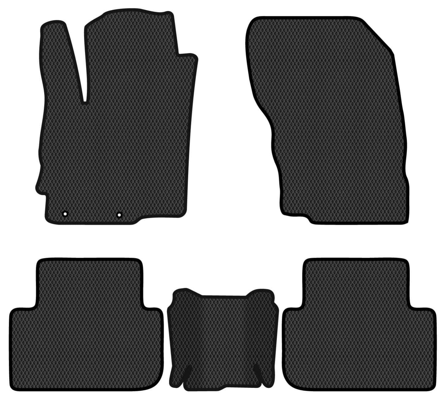 EVA коврики в салон авто EVAtech для Eclipse Cross Mitsubishi 2017-2020 1 поколение SUV EU MT21329C5LA2RBB