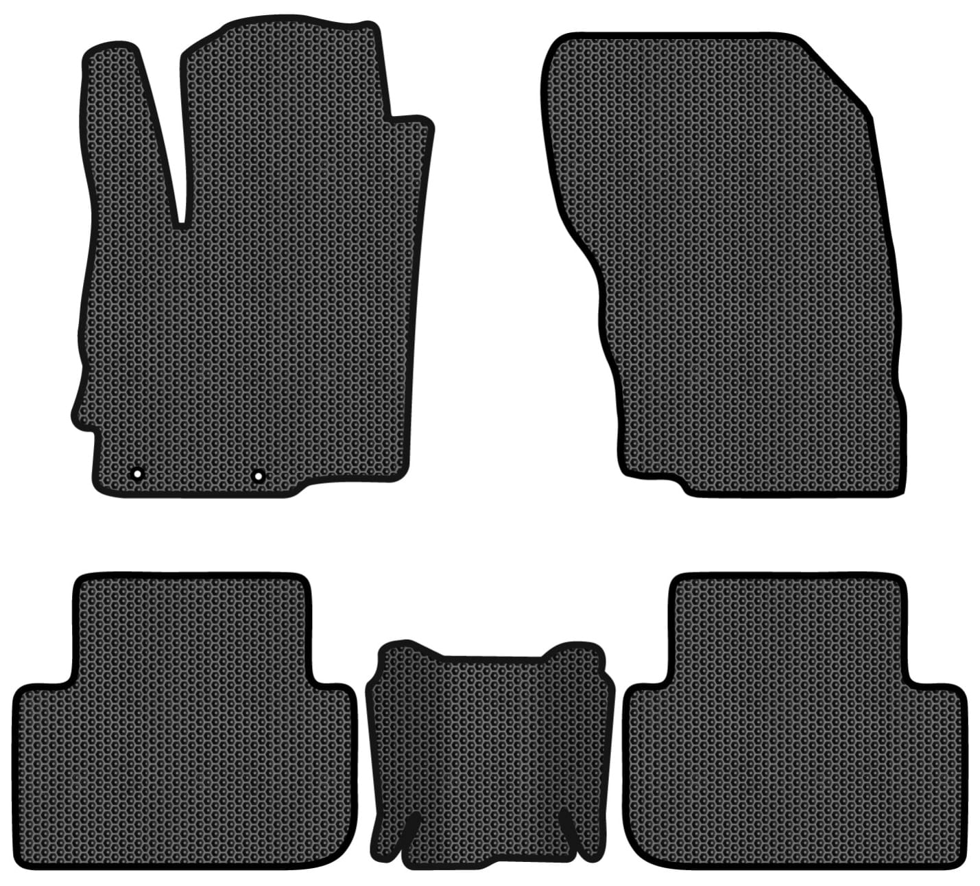 EVA коврики в салон авто EVAtech для Eclipse Cross Mitsubishi 2017-2020 1 поколение SUV EU MT21329C5LA2SBB