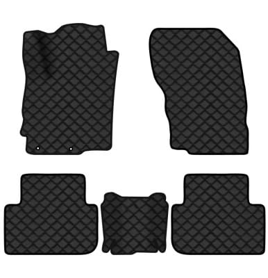 Килимки з екошкіри в салон авто EVAtech для Eclipse Cross Mitsubishi 2017-2020 1 покоління SUV EU (MT21329CD5LA2BBB)