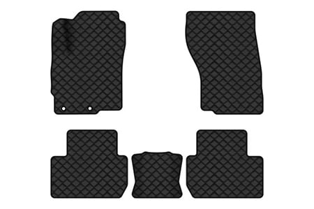 Килимки з екошкіри в салон авто EVAtech для Outlander 7 seats Mitsubishi 2013 3 покоління SUV USA (MT31483CD5AV2BBLB)