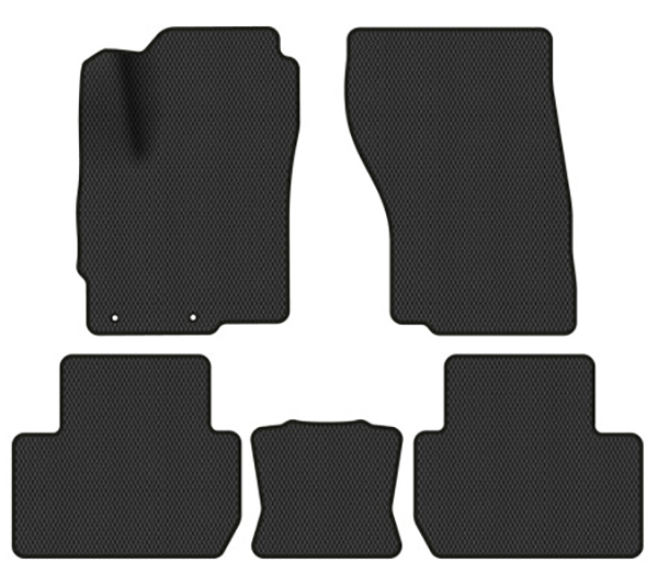 Фото - Коврики из экокожи в салон авто EVAtech для Outlander 5 seats Mitsubishi 2013 3 поколение SUV EU (MT31513CD5LA2BBB)
