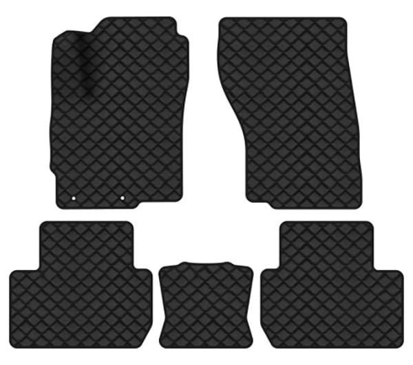 Килимки з екошкіри в салон авто EVAtech для Outlander 5 seats Mitsubishi 2013 3 покоління SUV EU (MT31513CD5LA2BBB)